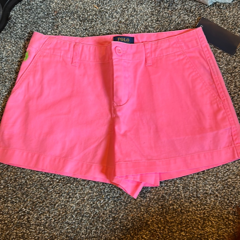 Kids Size 14 Neon Pink Ralph Lauren Shorts ☀️